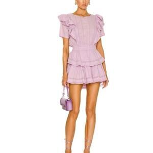 LoveShackFancy Natasha Dress in Wisteria Size XS NWT